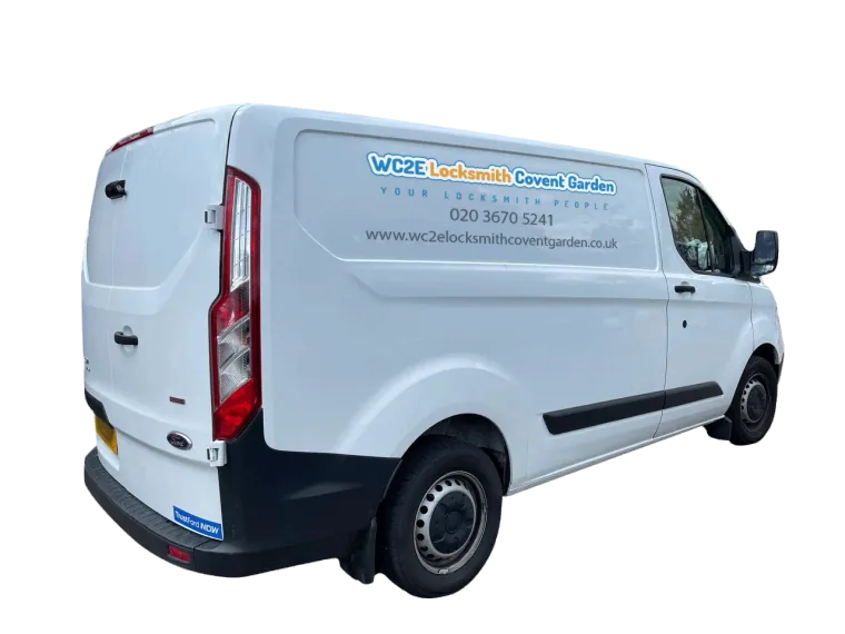 WC2E Locksmith Covent Garden van